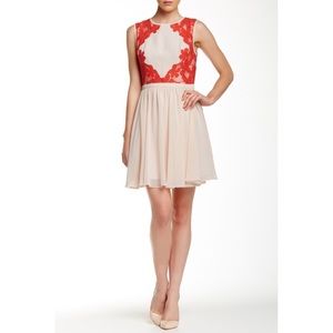 Ted Baker Vember Lace Detail Dress Size 8